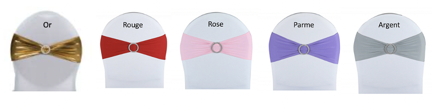 Bandeau en lycra avec broche