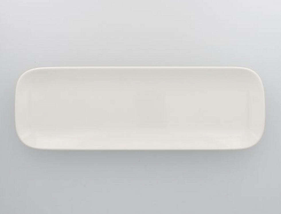 Assiette rectangle 33x11 cm Delicy