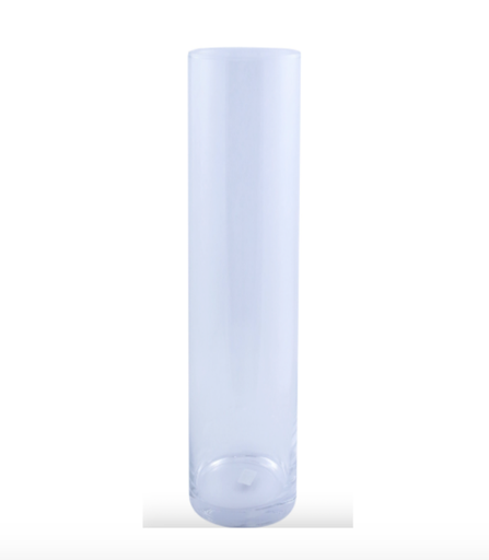 Vase cylindrique H.60 cm D. 15 cm