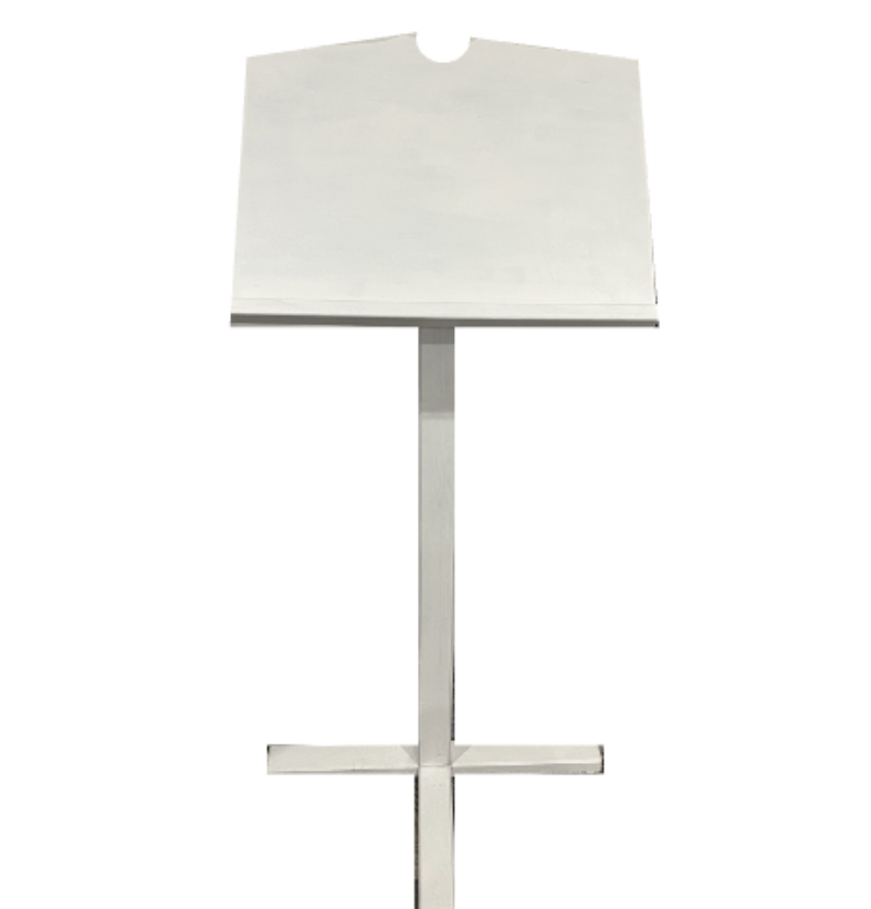 Pupitre bois blanc