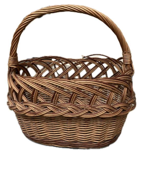 Panier osier ovale 30 cm