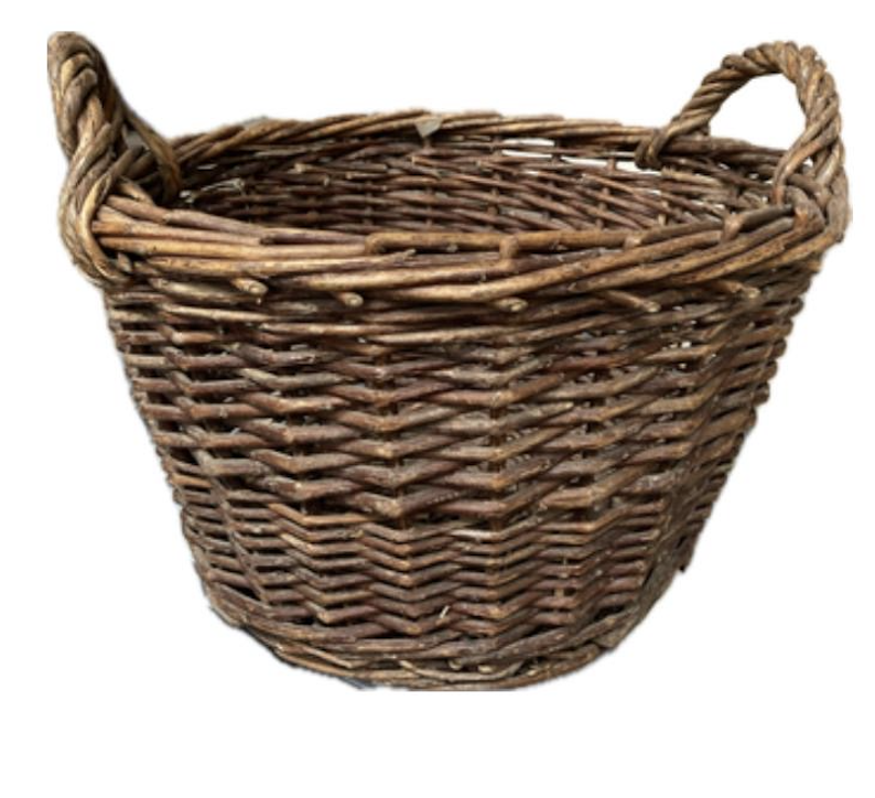 Panier osier rond 40 cm