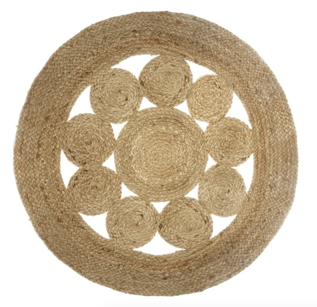 Tapis champêtre jute