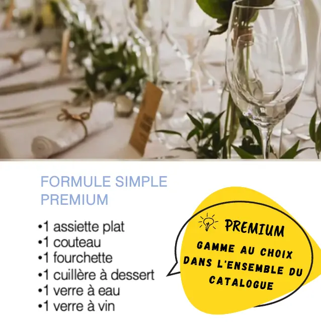 Formule simple PREMIUM (Prix HT)