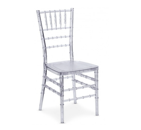 Chaise Chiavari transparente (Prix HT)