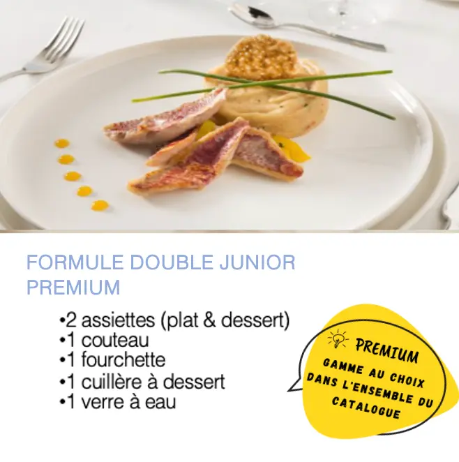 Formule double junior PREMIUM (Prix HT)