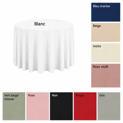 Nappe ronde 280 cm