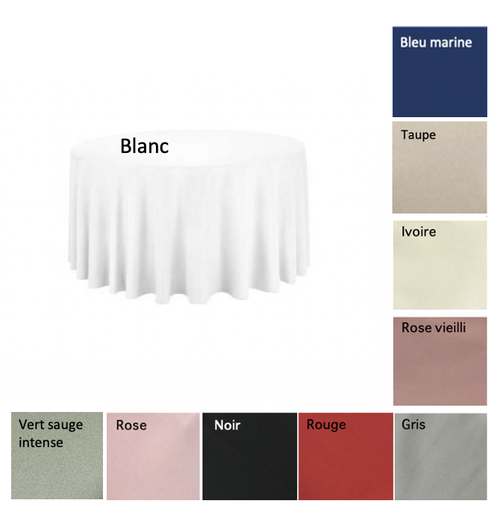 Nappe ronde 280 cm