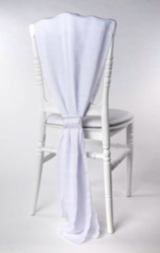 [NC4001] Traine de chaise blanche avec broche