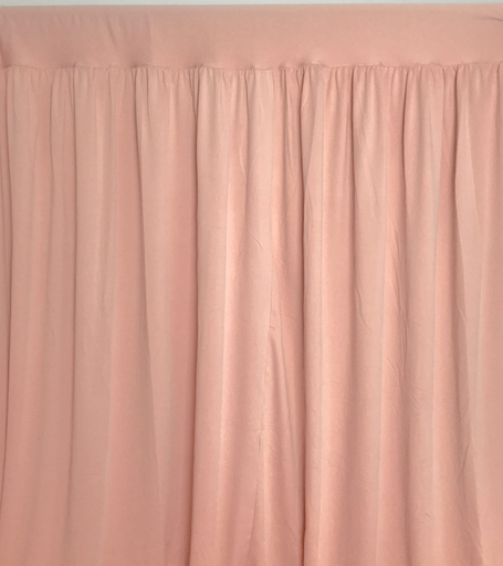 [TR3002] Rideau rose vieilli 4 m 
