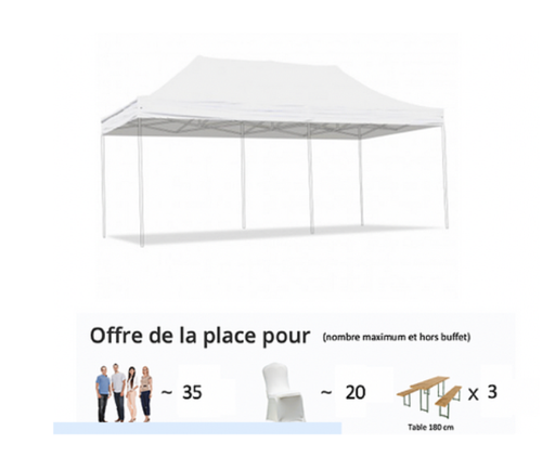 [TO1002] Tonnelle 3x6 m