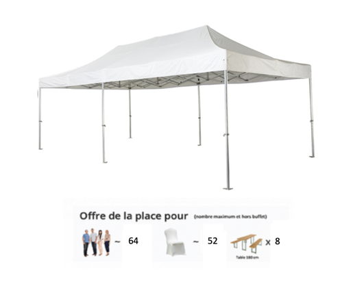 [TO1004] Tonnelle 4x8 m