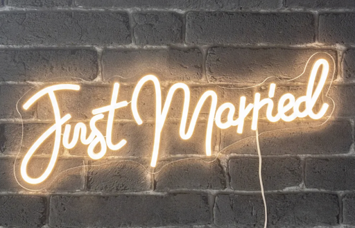 [MP3002] Just married Lampe néon