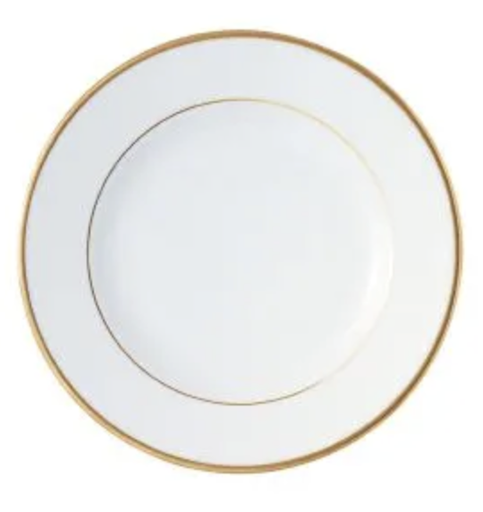 [VA2039] Assiette plat 26 cm filet or 