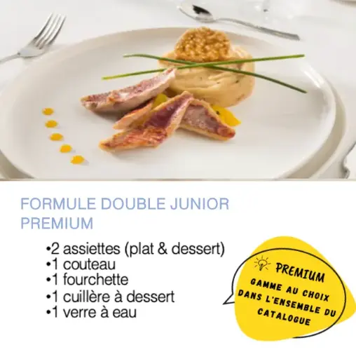 [FV1016] Formule double junior PREMIUM (Prix HT)